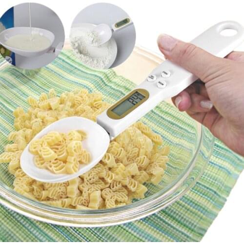 2PCS Electronic Measuring Spoon LCD Digital Measuring Scale Spoon Gram Electronic Spoon Weight Volumn Food Scale 500g/0.1g
