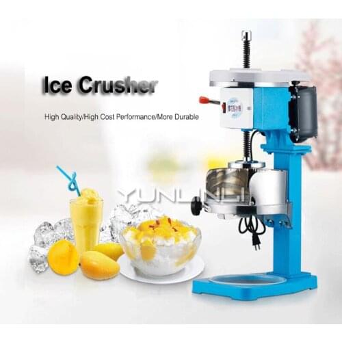 220V Ice Shaver Machine Commercial Electric Snow Ice Maker Easy Operating Ice Shaveing Machine Sand Ice Machine