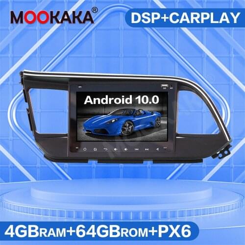 4G SIM Android 10 64GB Car Multimedia Player For Hyundai Elantra 6 2015-2019 Auto Stereo Radio GPS Navigation Head Unit Recorder