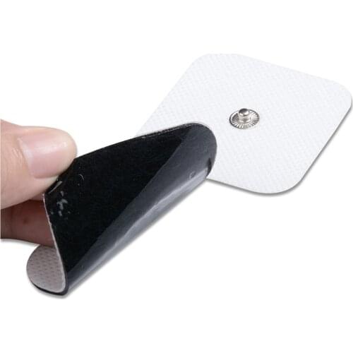 50 Pairs TENS Electrode Pads Size 5*5cm With 3.5mm Button Use For TENS Unit