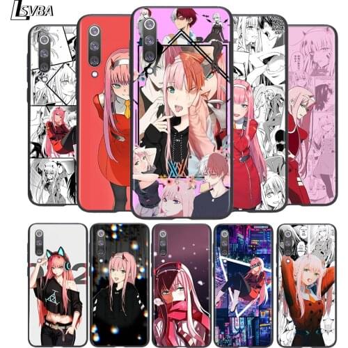 Anime Darling in the FranXX For Xiaomi Mi 11i 11 10T 10 9T 9 A3 8 Lite CC9 SE Note10 Lite Ultra Pro Black Phone Case