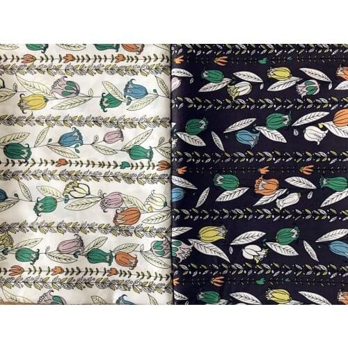 Flower vintage fabric Retro style fabric Kimono fabric Calico Printed cotton fabric for DIY Bag 1order=1meter