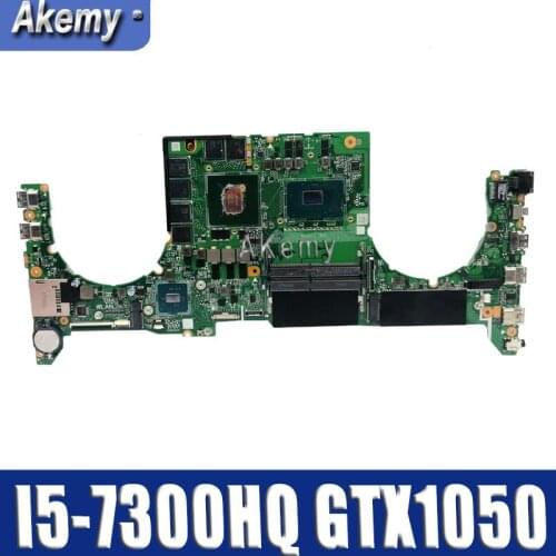 DABKLAMB8B0 Laptop motherboard For Asus ROG GL503VD original mainboard I5-7300HQ GTX1050