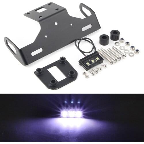 For Kawasaki Z800 2013-2018 Motorcycle Rear Tail Tidy Fender Eliminator License Plate Holder Black