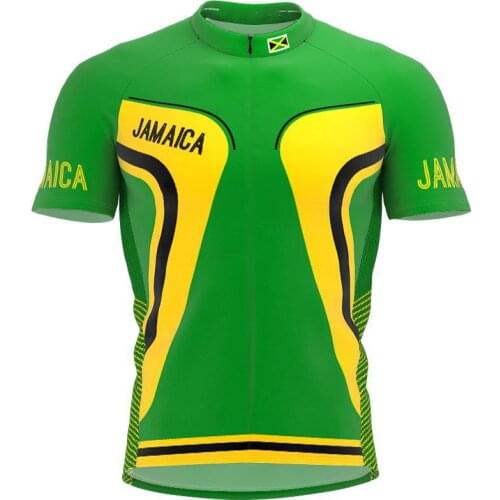2021 Jamaica More Style Summer Cycling Jersey Team Men Bike Road Mountain Race Tops Riding Bicycle Wear Bike clothing Quick Dry
