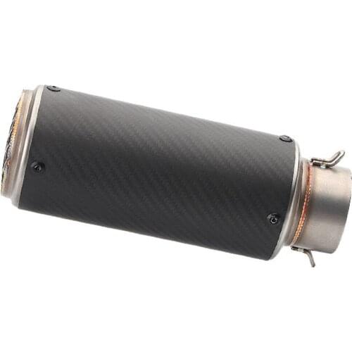 Exhaust Slip On Pipe Hole Diameter 61mm Muffler Removable Silencer Motocross Motorcycle Motorbike Universal Accessories
