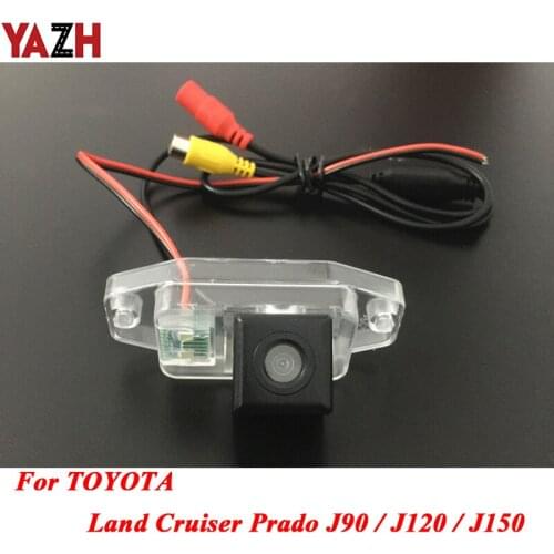 Night Vision Video Camera For TOYOTA Land Cruiser Prado J90 / J120 / J150 HD Rear View Camera Car Reverse Backup Cam Waterproof
