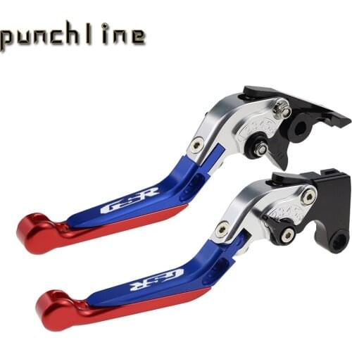 LOGO GSR For GSR600 GSR 600 2006-2011 GSR750 GSR 750 2011-2016 For Folding Extendable Clutch Levers Brake Levers