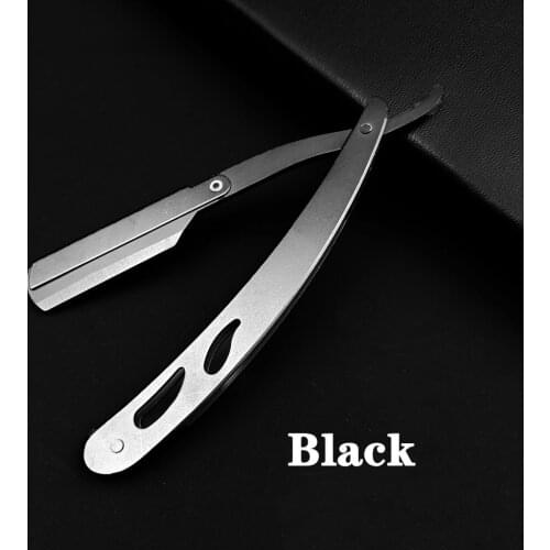 Men and women Shaving Barber Tools Hair Razor and Blades Fashion Color Folding Shaving Knife Stainless Steel Razor Holder