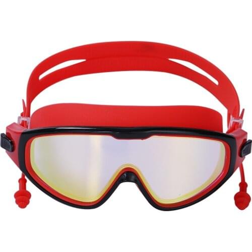 Professional Fashion Swim Eyewear Adults Swimming Goggles Waterproof Swim Glasses Anti Fog UV Protection Flat Mirror Glasses