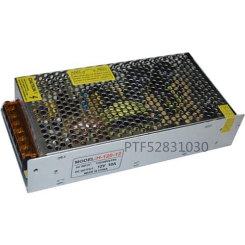 1Pcs 10A 120W lighting Transformers 100V -265V AC to DC 12V Switch Power Supply Adapter Converter For RGB LED Strip light Driver