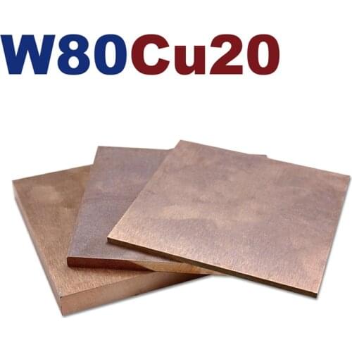 W80Cu20 Copper Tungsten Sheet Plate