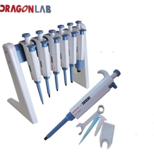 0.1-2.5ul/0.5-10ul/2-20ul/5-50ul/10-100ul/20-200ul Single Channel Manual Adjustable Pipettor TopPette Pipette Pipettor with tips