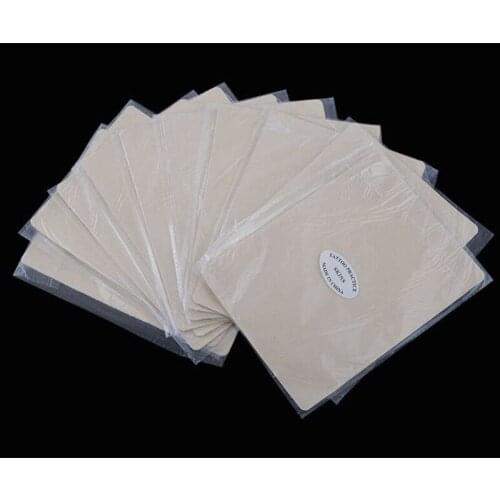 10pcs Permanent Makeup Practice Skin Blank Tattoo Practice Fake Skin for Needle Machine Learning Trainee Tattoo Tools Sticker
