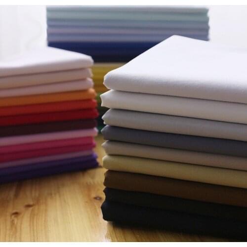 100x145cm Cotton Fabric Solid Color Clothing Shirt Sewing Fabric Handmade Cloth