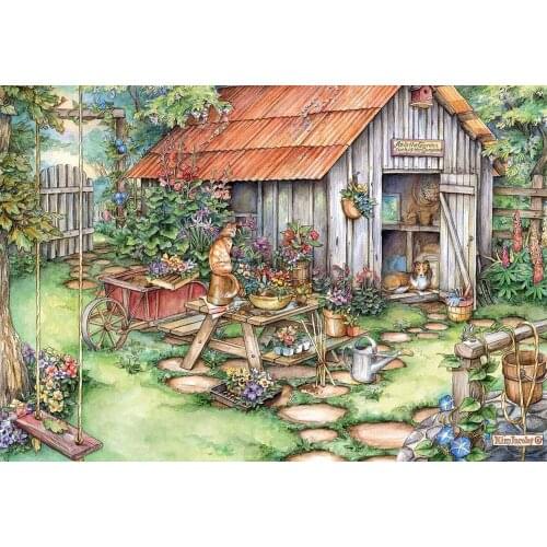 14/18/27/28/16 Warm home Neat kitchen Restaurant Arts Needlework Embroidery DIY DMC Cross Stitch Kits Crafts 1