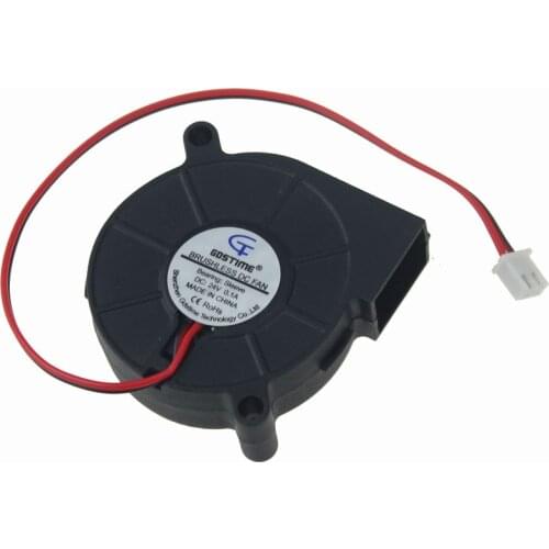 2 pcs Gdstime 24V 50mm x 15mm Blower Fan DC Brushless Exhaust Cooler Cooler 5015
