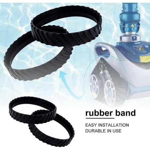 2pcs Tire Wheel Tracks Tyres Fast Connection Practical Rubber R0526100 Tool Pool Cleaner Swimming Replacement For Zodiac MX8 MX6