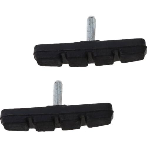 2pcs Brake Pads Silent Rubber V Brake System Bike Parts Bicycle Cycling Safety Blocks MTB Mountain Bike Accessories