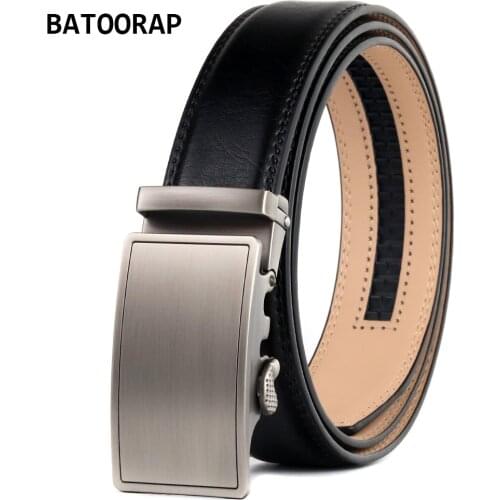 BATOORAP Designer Belts Men Brand Luxury Trouser Dress Strap Metal Buckle Automatic Genuine Leather Man Belt For Jeans BA-RQS03