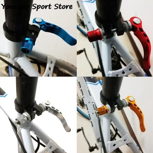 Quick Release Aluminum Bicycle Seat Post Clamp Bicycle Repair Tools Bicycle Seat Post Clamp Seatpost Skewer Bike Accessories