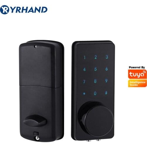Tuya smart home digital lock cerradura inteligente wifi deadbolt electronic door lock