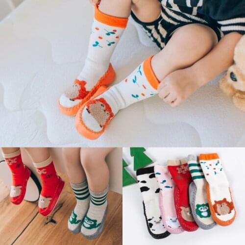 Baby Toddler Socks And Shoes Non-slip Soft Bottom Kids Soft Socks Cotton Fashion For Boy and Girls Children Gift Footwear In One
