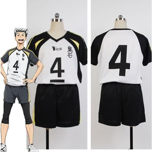 Hot Anime Haikyuu Fukurodani Academy Uniform Bokuto Koutarou Haikyu Jersey Cosplay Costume