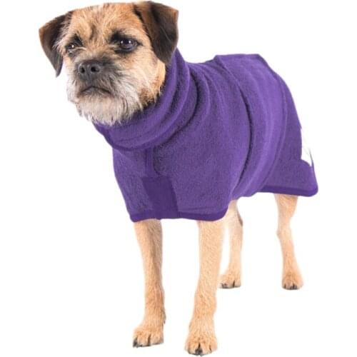 Microfibre Fast Drying Dog Bathrobe Super Absorbent Pet Dog Coat Soft Pet Dog Cat Bath Robe Towel For Small Medium Large Dogs