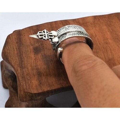 Self-defense and Anti-wolf Ring Girls Night Out Security Defense Jewelry Tools Ring Hand Stab Jewelry,Resizable Rings for Women