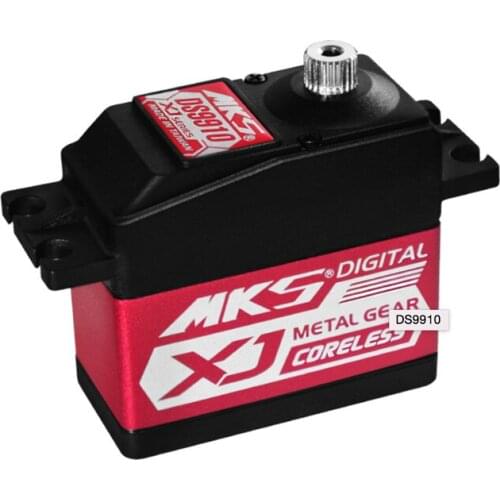 MKS DS9910 Servo torque 26kg-cm/0.159s 6.0V hollow cup motor digital steering gear metal gear
