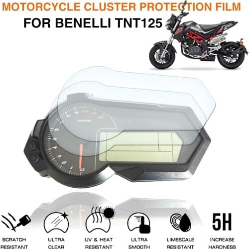 Motorcycle Instrument Speedometer Cluster Scratch Protection Film For MINI Benelli TNT125 TNT 125 BJ125-3E