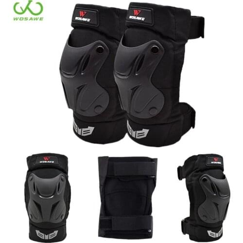 WOSAWE Protective Motorbike Kneepad Motocross Motorcycle Knee Pads Leg Protector Racing Guard Off-road Elbow Protection Adult