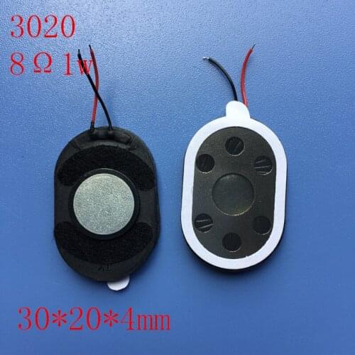 New Tablet PC MP4 MP5 sound speaker 8 ohms 1 watt 8R 1W speaker 2030 20*30MM thick 4mm Loudspeaker