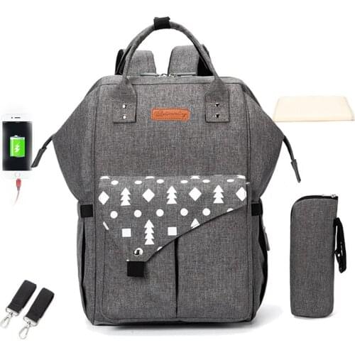 New Mummy Backpack Zipper Large Capacity Travel Maternity Bag Diaper Baby Bag Multifunctional Nursing Bag Backpack Baby Care