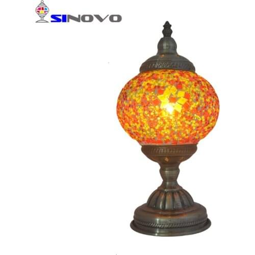 Creative Modern Bedroom Mosaic Glass Desk Lighting Led Table Lamp tafellamp