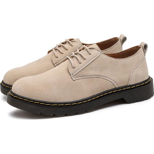 Safety Shoes Martin Boots Men Shoe Brown Wine Red Mens Shoes Men Boots Mens Casual Shoes Lace-up Mens Fashion Sneakers Male S