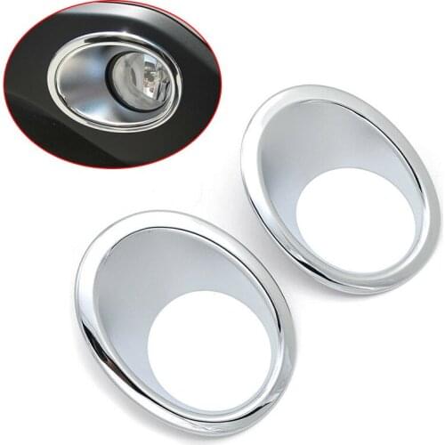 Car Fog Lamp Cover Chrome Silver Styling Waterproof Accessory Light Cover