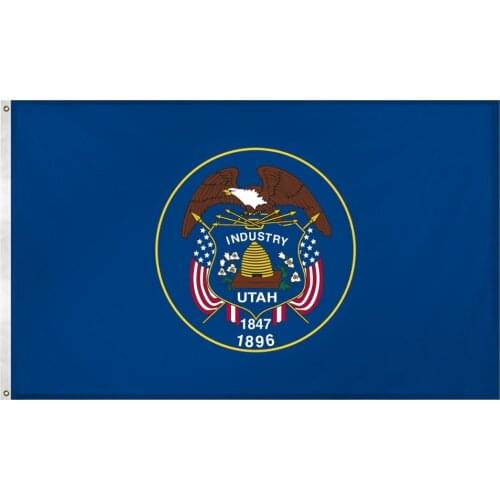 90*150cm us usa state industry 1847 1896 UTAH flag