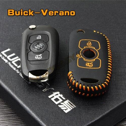 Luckeasy remote control cover for buick verano LEATHER HOLSTER Fawkes maverick winning key bag cover key2a