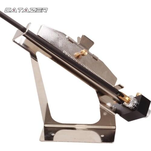 Arrow Shaft Lightweight Compact Archery Hunting Arrow Metal Fletching Magnet Clamp Feather Sticking Device High Precision