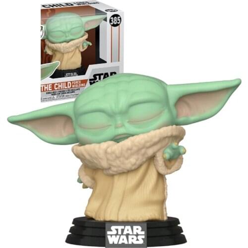 POP NEWest Yoda Baby THE CHILD #385 with Eyes closed Vinyl Figure Dolls Bobble-Head Toys Action Figures Toys