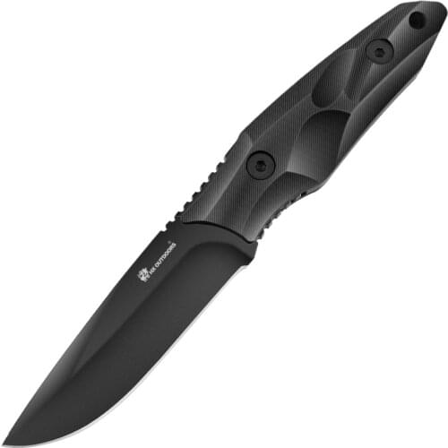 HX Outdoors 440c Steel Camping Knives Hunting knife Survival Rescue Knives ,G10 Handle Outdoor Tool EDC Tools,Dropshipping