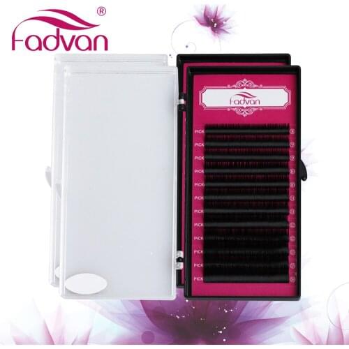 Fadvan Hot Individual Eyelash Extensions Makeup Fake Eyelashes Eye Lashes for Professional Building