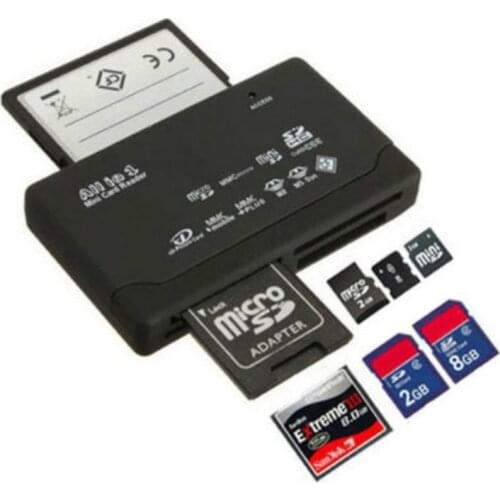All in One Card Reader Universal M2 XD CF Micro SD Card Reader USB 2.0 High Speed Memory Card Reader