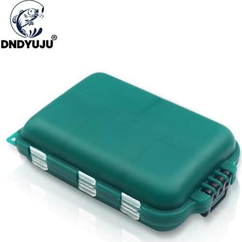 10 Compartments Mini Fishing Tackle Box Fish Lures Hooks Baits Plastic Storage Holder Square Case Pesca Fishing Accessories