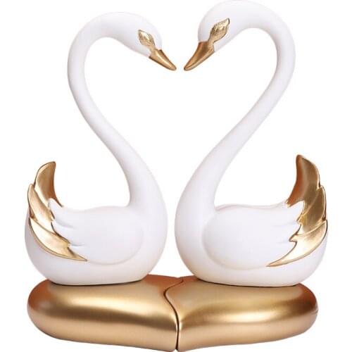 Nordic Creative Swan Decoration Home Living Room TV Cabinet Wine Cabinet Decoration Home Decor Decorations for Home