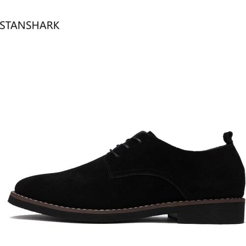 New Mens Leather Shoes for Men Casual Oxfords New Arrival High Quality Fashion Cow Suede Leather Flats Luxury Brand Moccasins