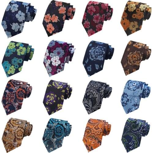 Mens High Grade Flower Pattern Tie Wedding Party Business Floral Neckties NEW BWTHZ0333
