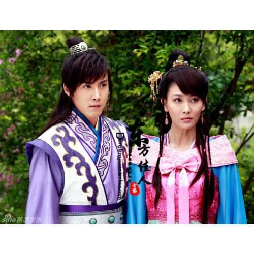 Tang Dynasty Swordmen Costume Male Costume of Drama Heros of Sui & Tang Dynasty